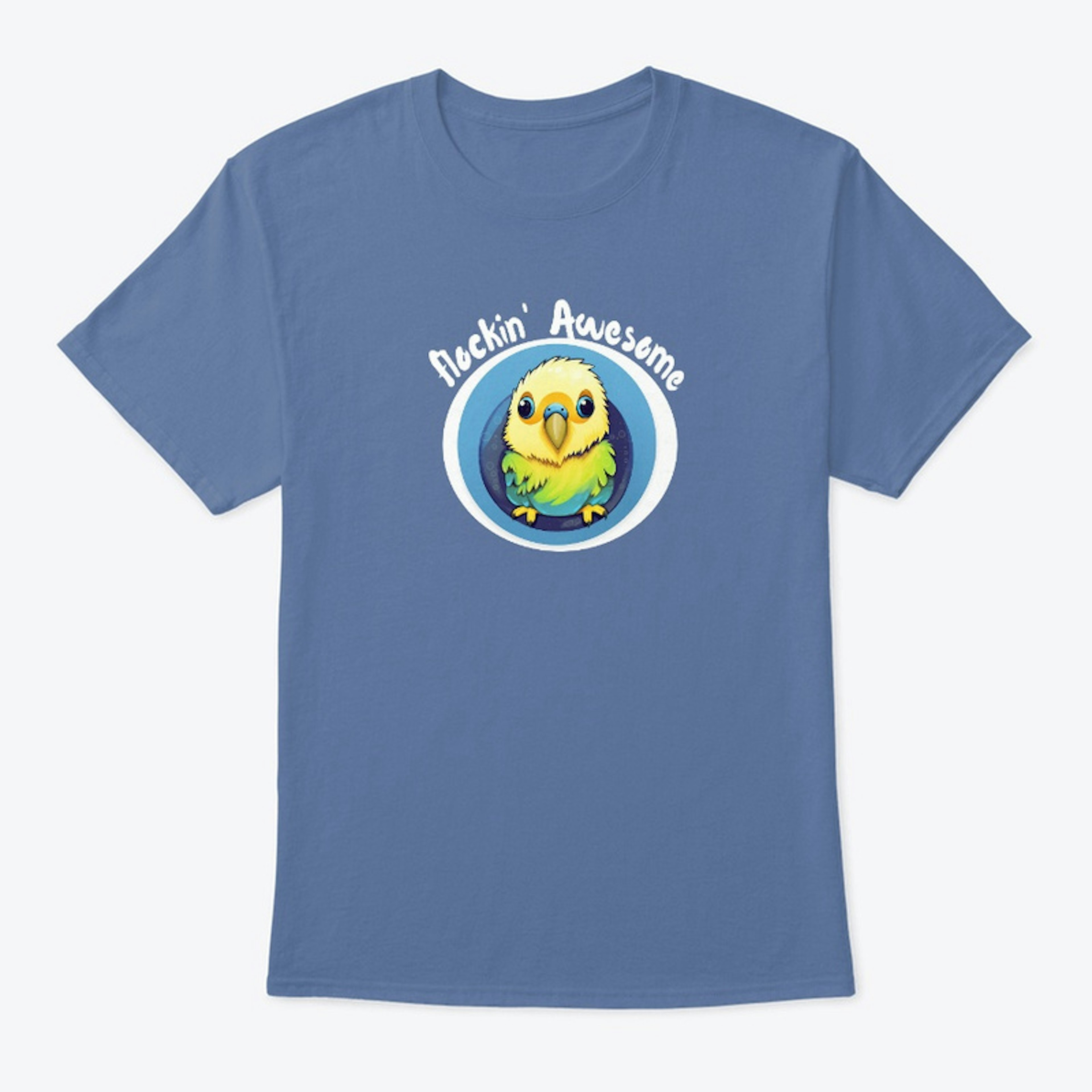 Flockin' Awesome Budgie T-Shirt Merch